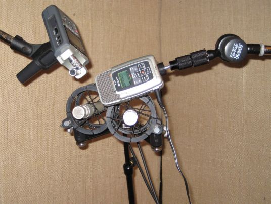 Two mics and two Zoom recorders